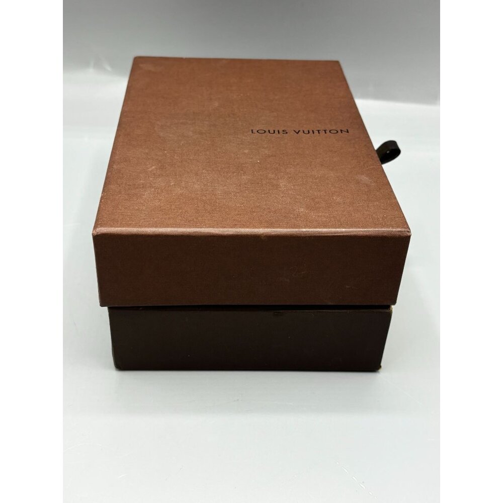 Louis Vuitton Drawer Style Box 2 Boxes 8.25"x 5.5" Brown & Yellow - Picture 3 of 10